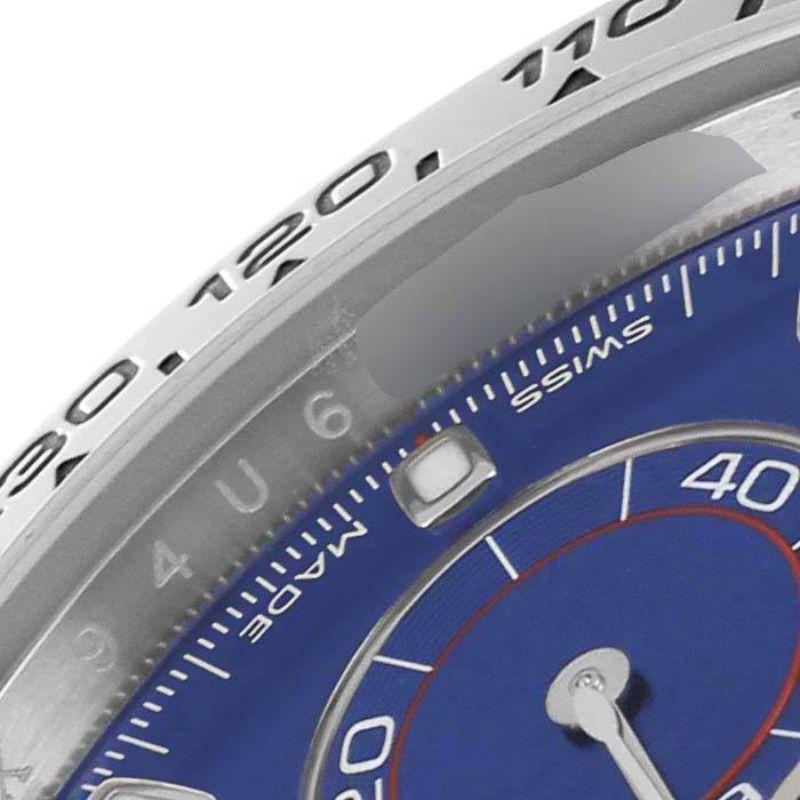  Montre chronographe Rolex Daytona pour homme à cadran bleu et or blanc 116509 avec carte de visite Pour hommes 