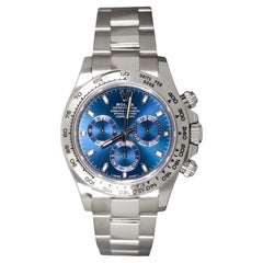 Rolex Daytona Blue Dial White Gold Style: 116509 Men’s Watch. Date: 2021