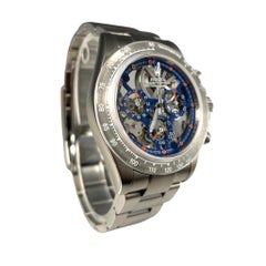 Rolex Daytona Blue Skeleton 'Artisans De Geneve' 40MM Stainless Steel Watch