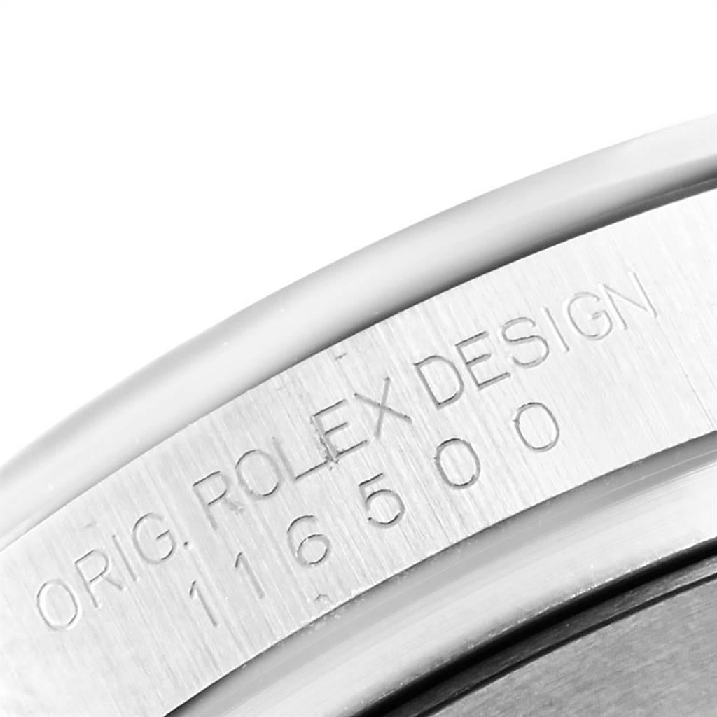 Rolex Daytona Ceramic Bezel White Dial Chronograph Men's Watch 116500 In Excellent Condition In Atlanta, GA