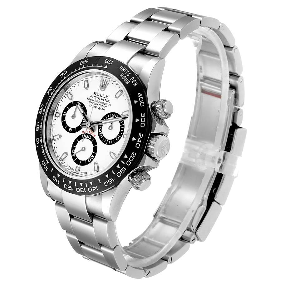 Rolex Daytona Ceramic Bezel White Dial Men's Watch 116500 Box Card 2