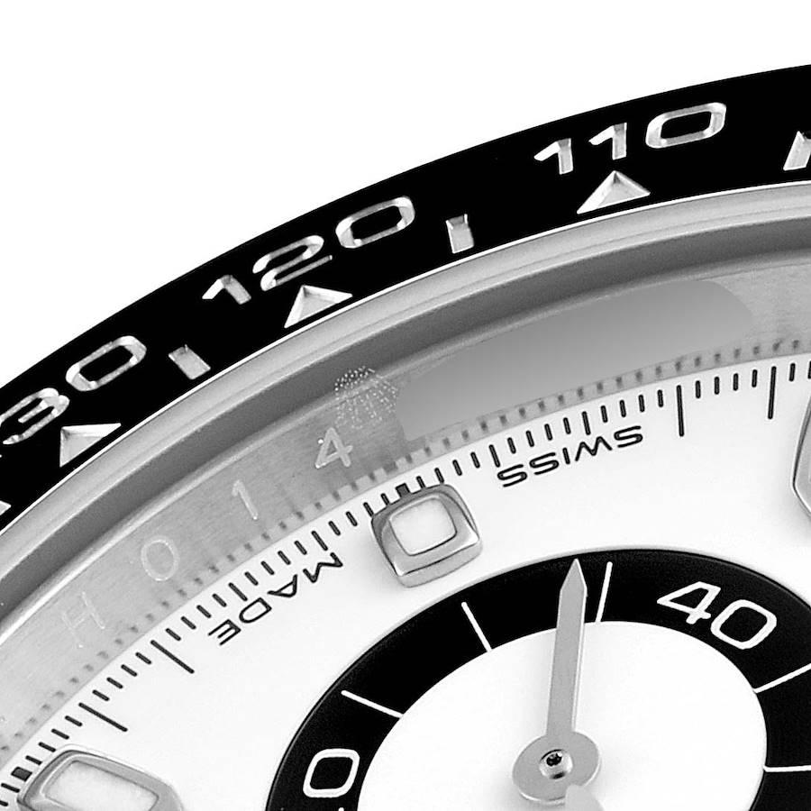 Rolex Daytona Ceramic Bezel White Dial Men's Watch 116500 Box Card 3
