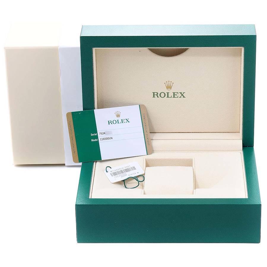 Rolex Daytona Ceramic Bezel White Dial Men’s Watch 116500 Box Card 2