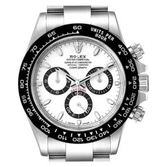 Rolex Daytona Ceramic Bezel White Dial Men’s Watch 116500 Box Card