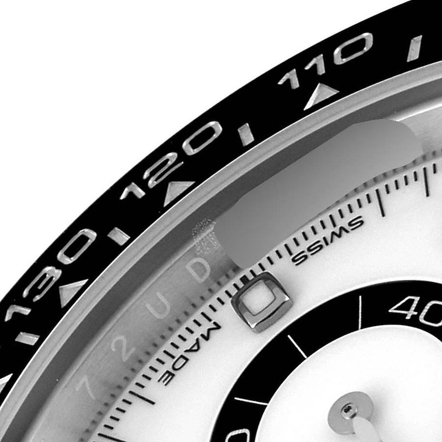 Rolex Daytona Ceramic Bezel White Dial Steel Mens Watch 116500 Unworn 2