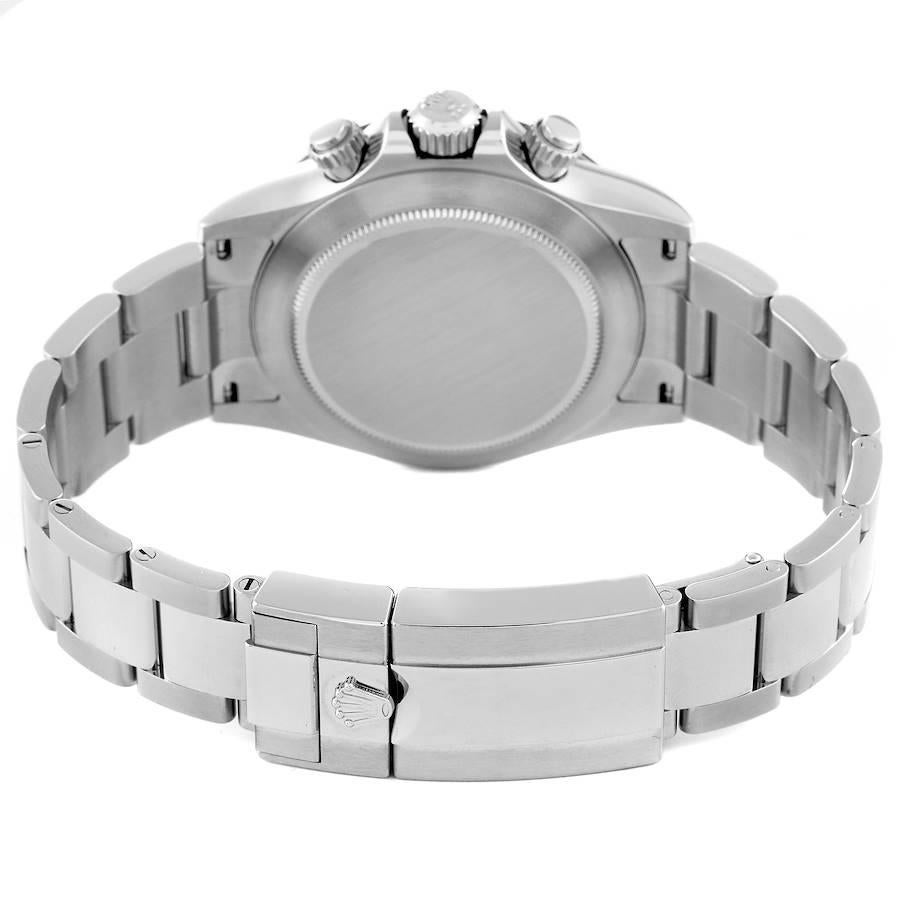Men's Rolex Daytona Ceramic Bezel White Dial Steel Mens Watch 116500 Unworn