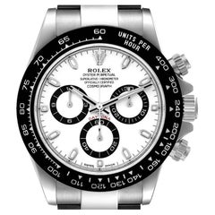 Rolex Daytona Ceramic Bezel White Dial Steel Mens Watch 116500 Unworn