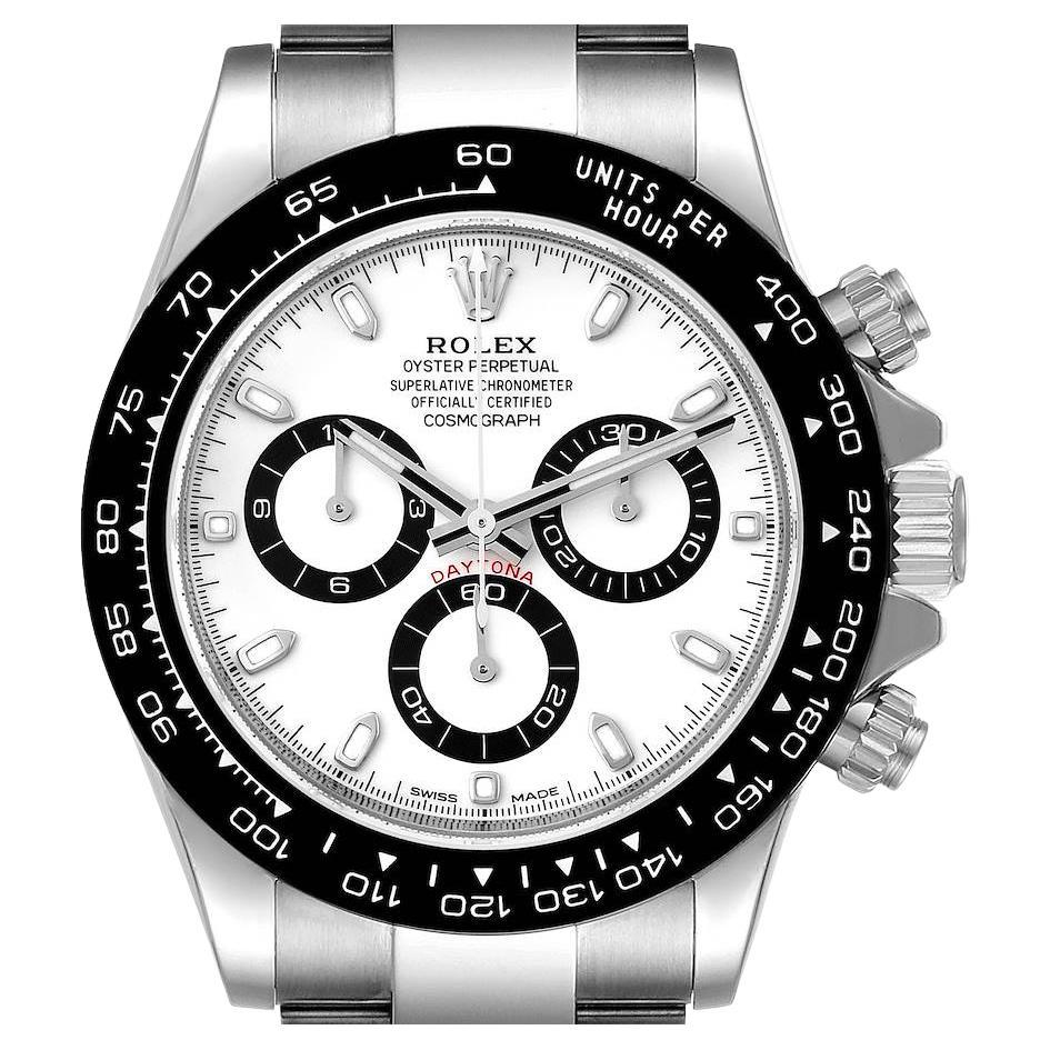 Rolex Cosmograph Daytona Ceramic Bezel Black Dial Mens Watch 116500 Box 