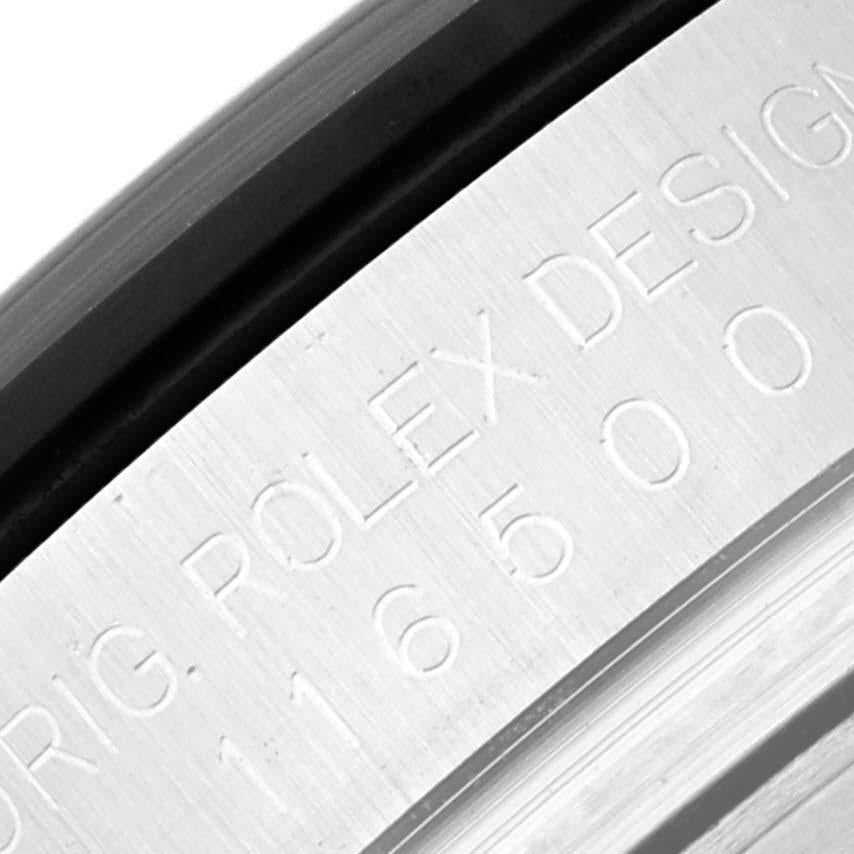 Rolex Daytona Stahl-Herrenuhr 116500 mit Keramik-Lünette und weißem Panda-Zifferblatt im Angebot 1