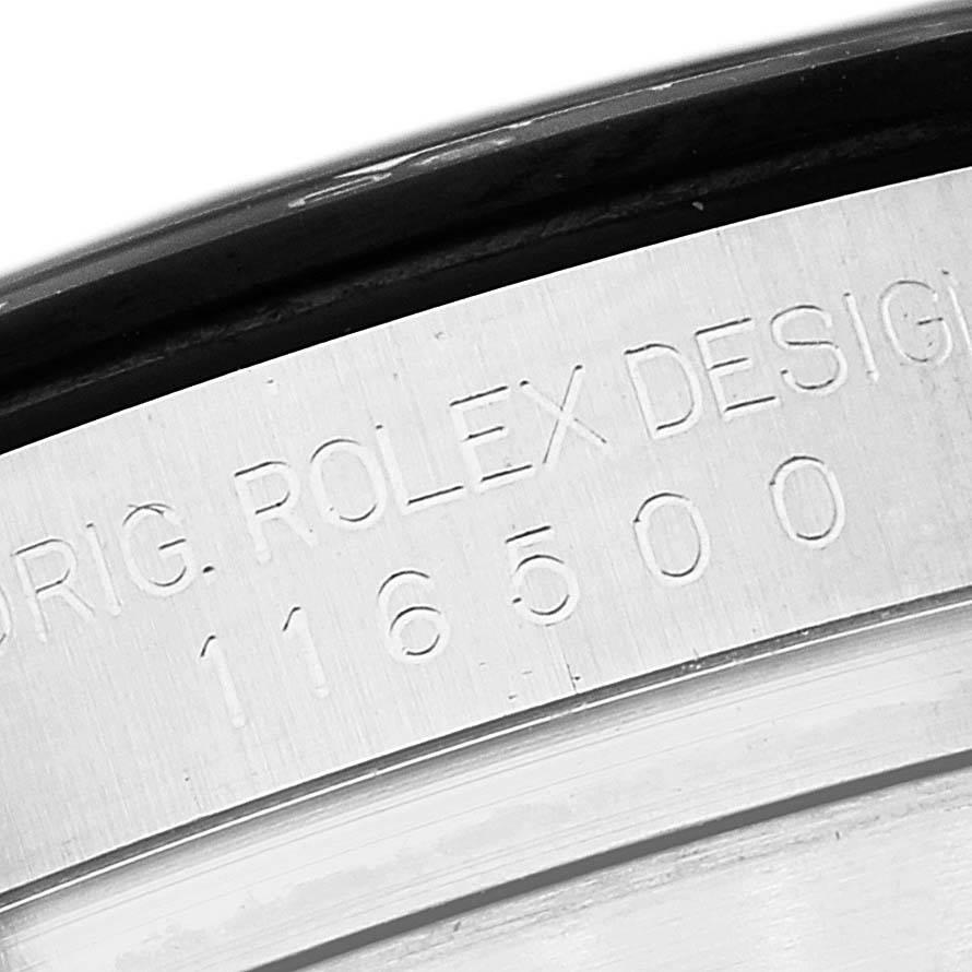 Rolex Daytona Stahl-Herrenuhr 116500 mit Keramik-Lünette und weißem Panda-Zifferblatt im Angebot 1