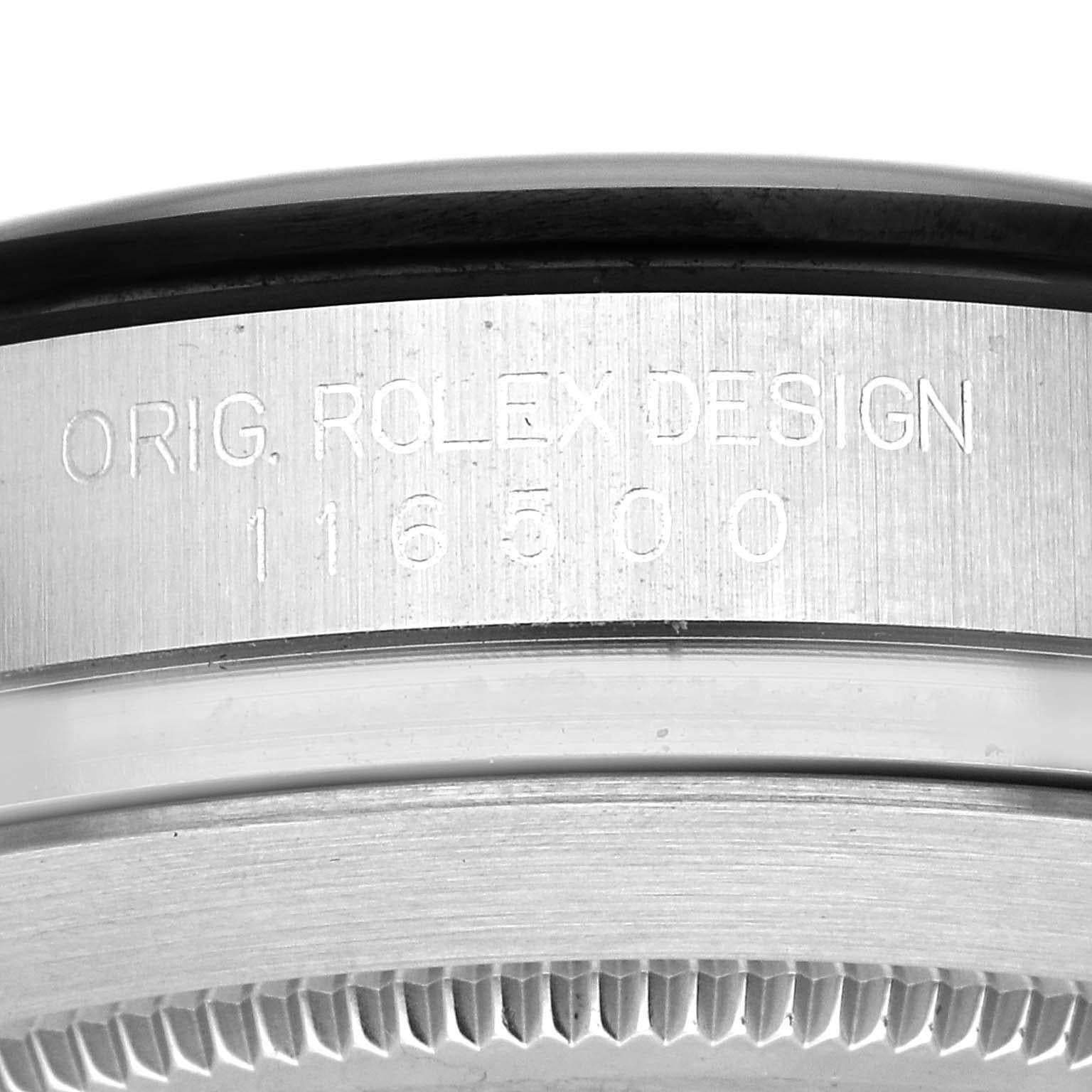 Rolex Daytona Ceramic Bezel White Panda Dial Steel Mens Watch 116500 Box Card 5