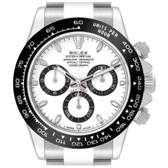 Rolex Daytona Ceramic Bezel White Panda Dial Steel Mens Watch 116500 Box Card