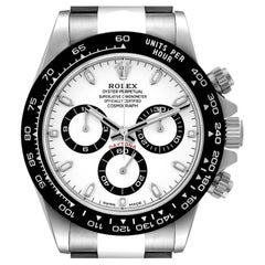 Rolex Daytona Stahl-Herrenuhr 116500 mit Keramik-Lünette und weißem Panda-Zifferblatt