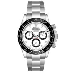 Rolex Daytona Ceramic Bezel White Panda Dial Steel Mens Watch 116500