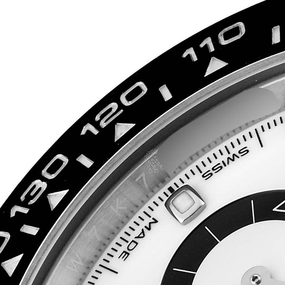 Rolex Daytona Stahl-Herrenuhr 116500, Keramik-Lünette Weiß Panda Zifferblatt im Angebot 2