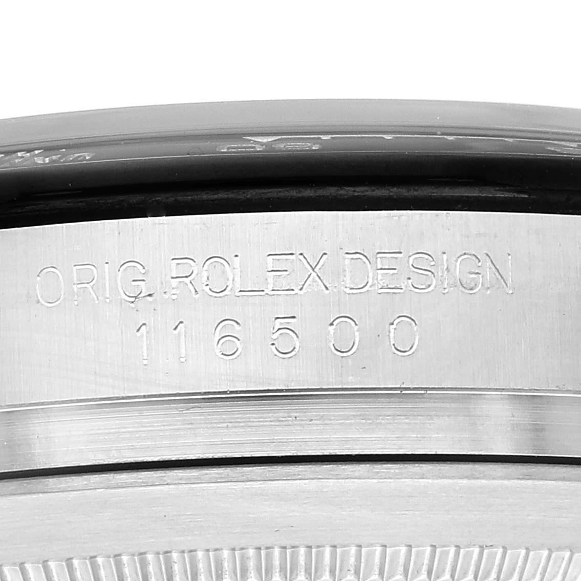 Rolex Daytona Ceramic Bezel White Panda Dial Steel Mens Watch 116500 3