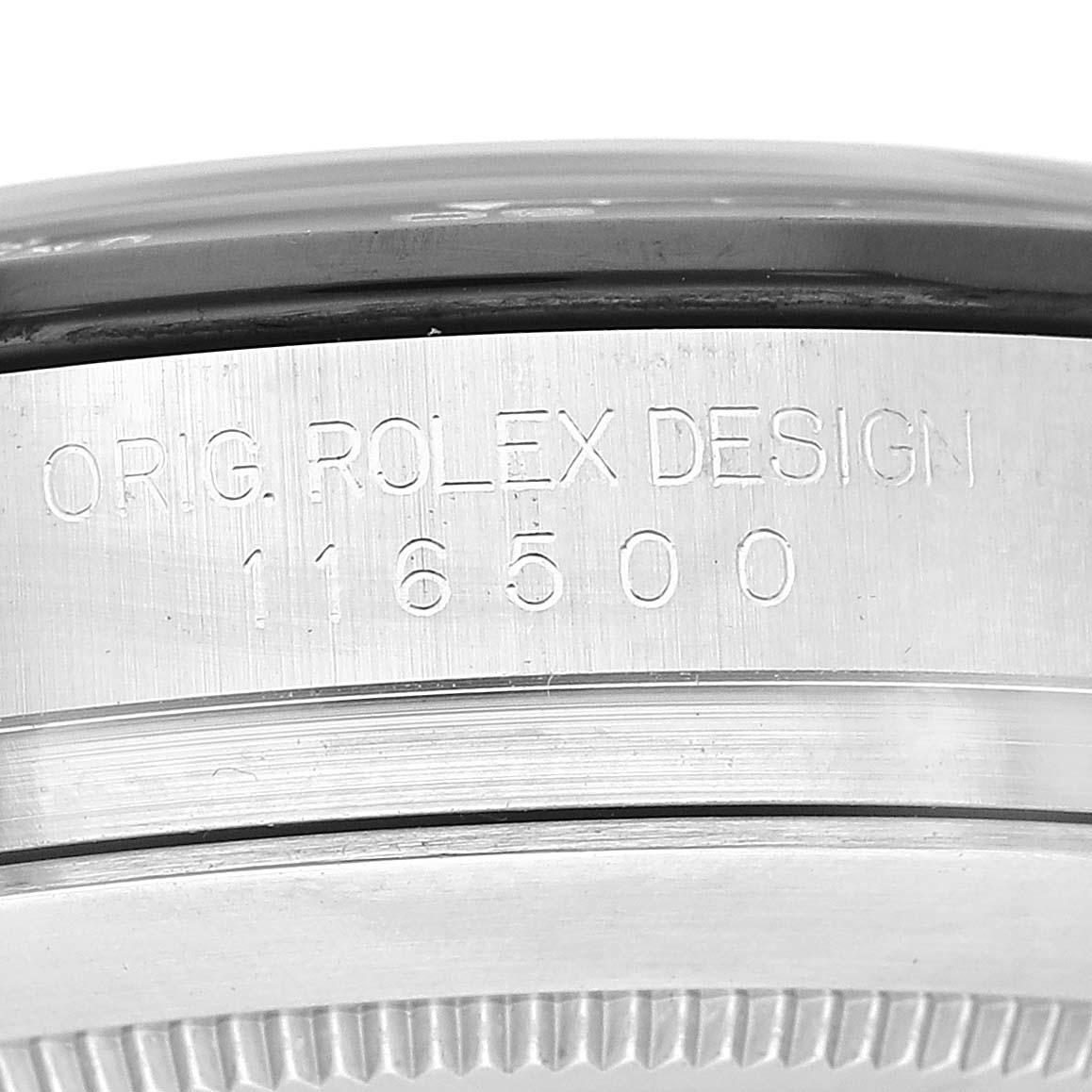 Rolex Daytona Montre pour hommes 116500 avec lunette en céramique et cadran Panda blanc 2