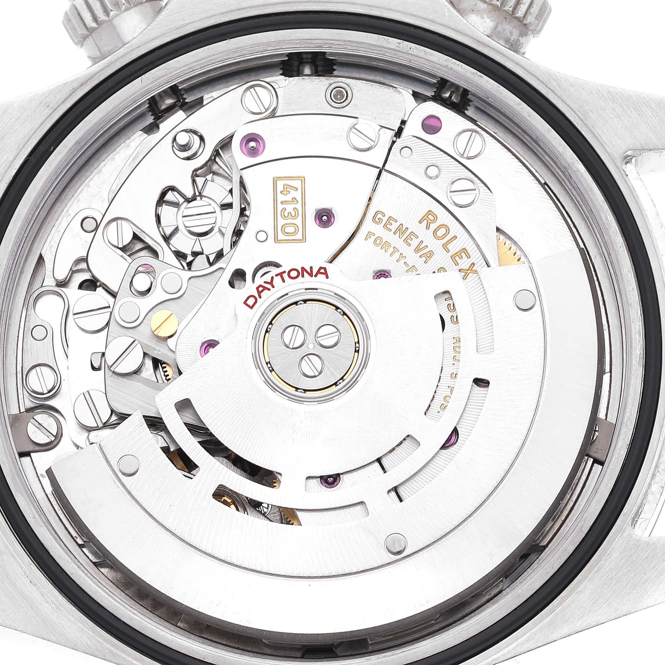 Rolex Daytona Ceramic Bezel White Panda Dial Steel Mens Watch 116500 4