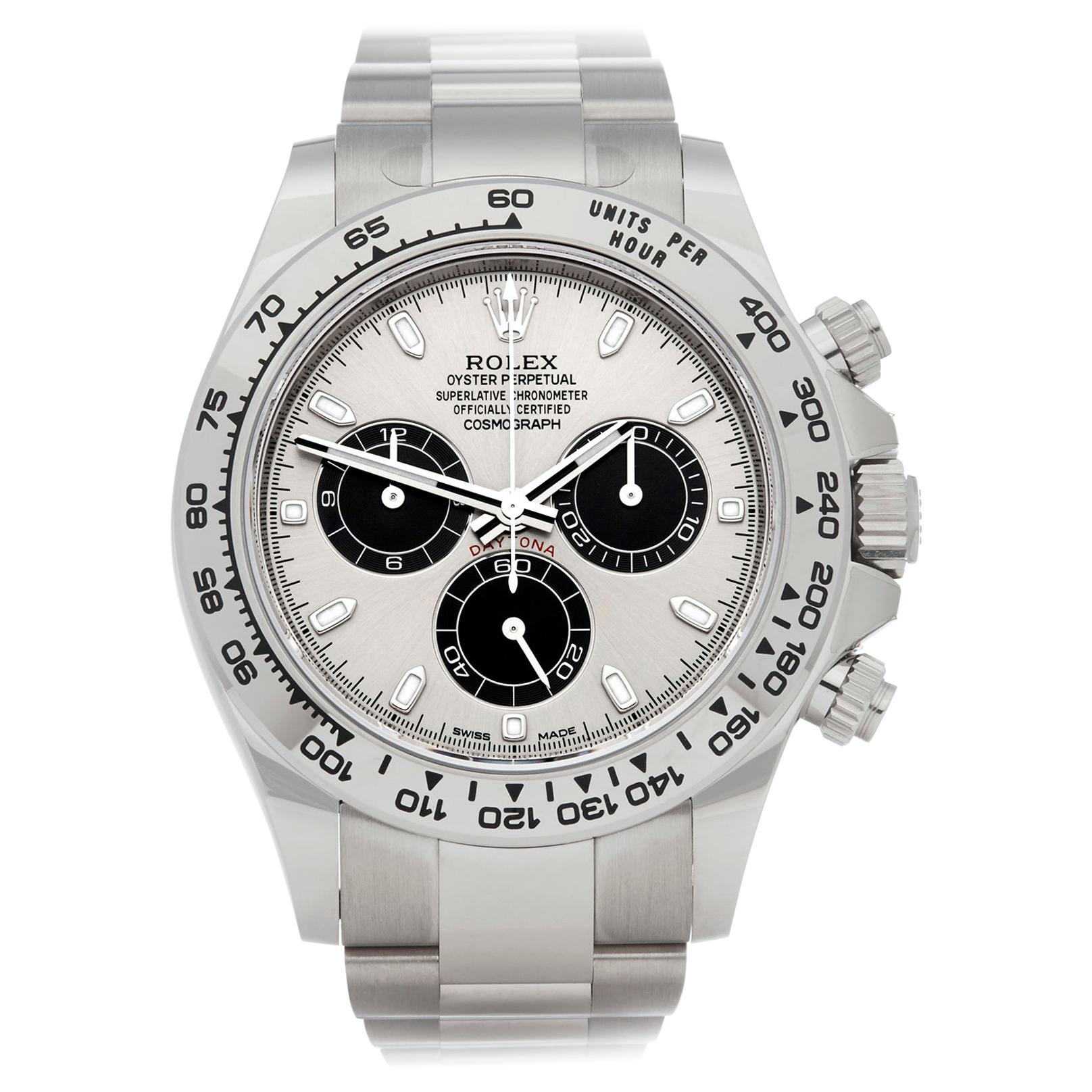 Rolex Daytona Chronograph 18 Karat White Gold 116509 Wristwatch at ...