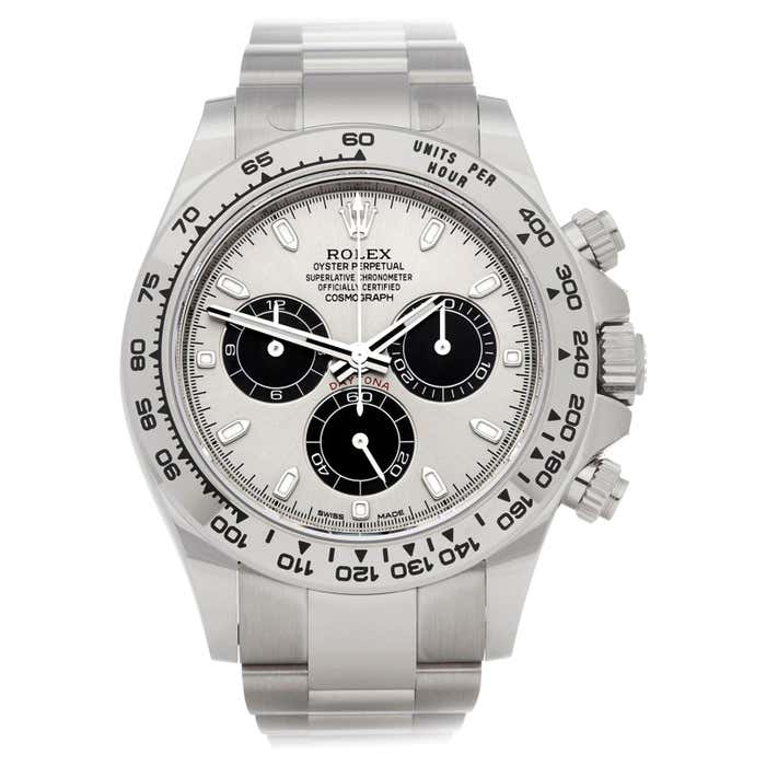 Rolex Daytona Chronograph 18 Karat White Gold 116509 Wristwatch at ...