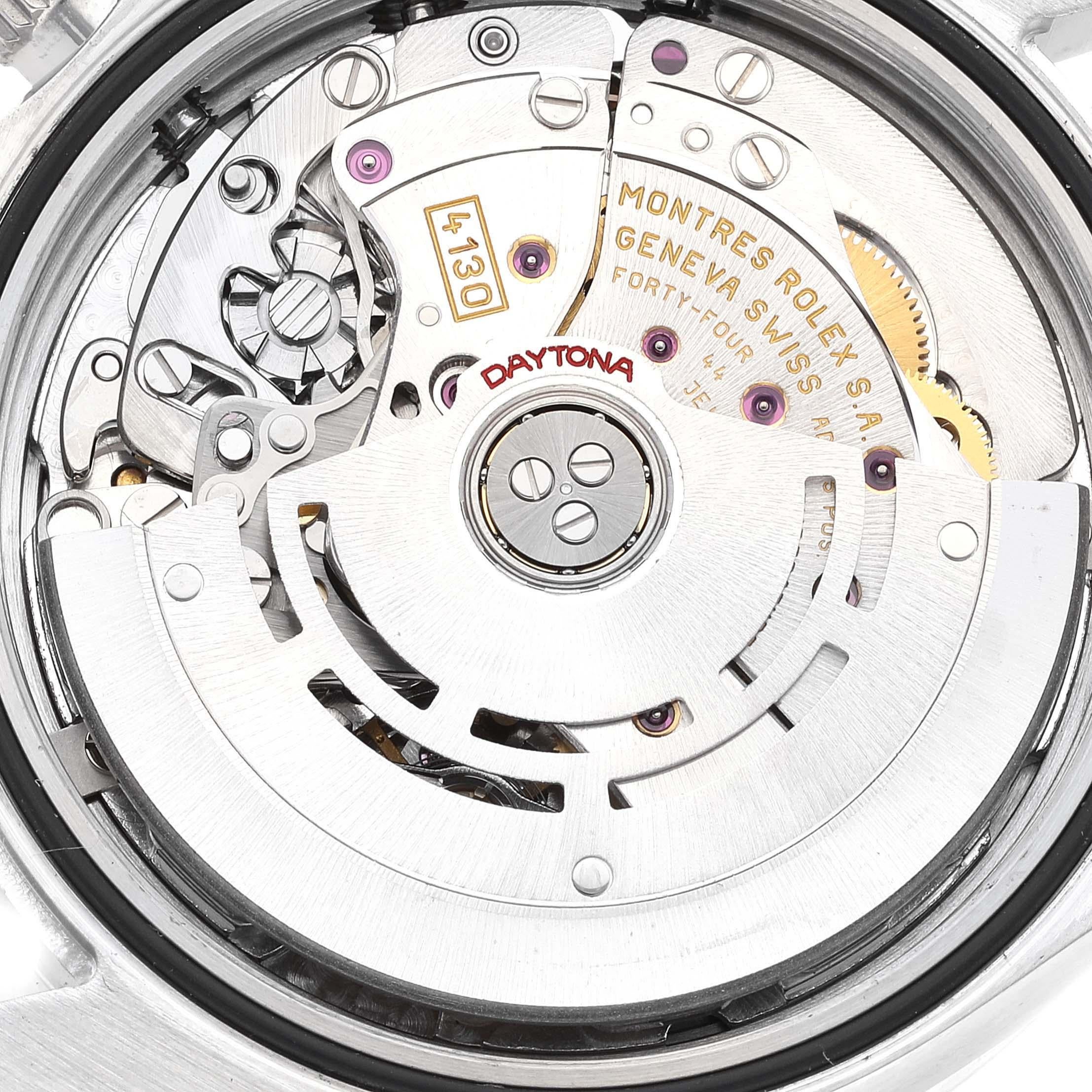 Rolex Daytona Chronograph Black Dial Steel Mens Watch 116520 Box Papers 1