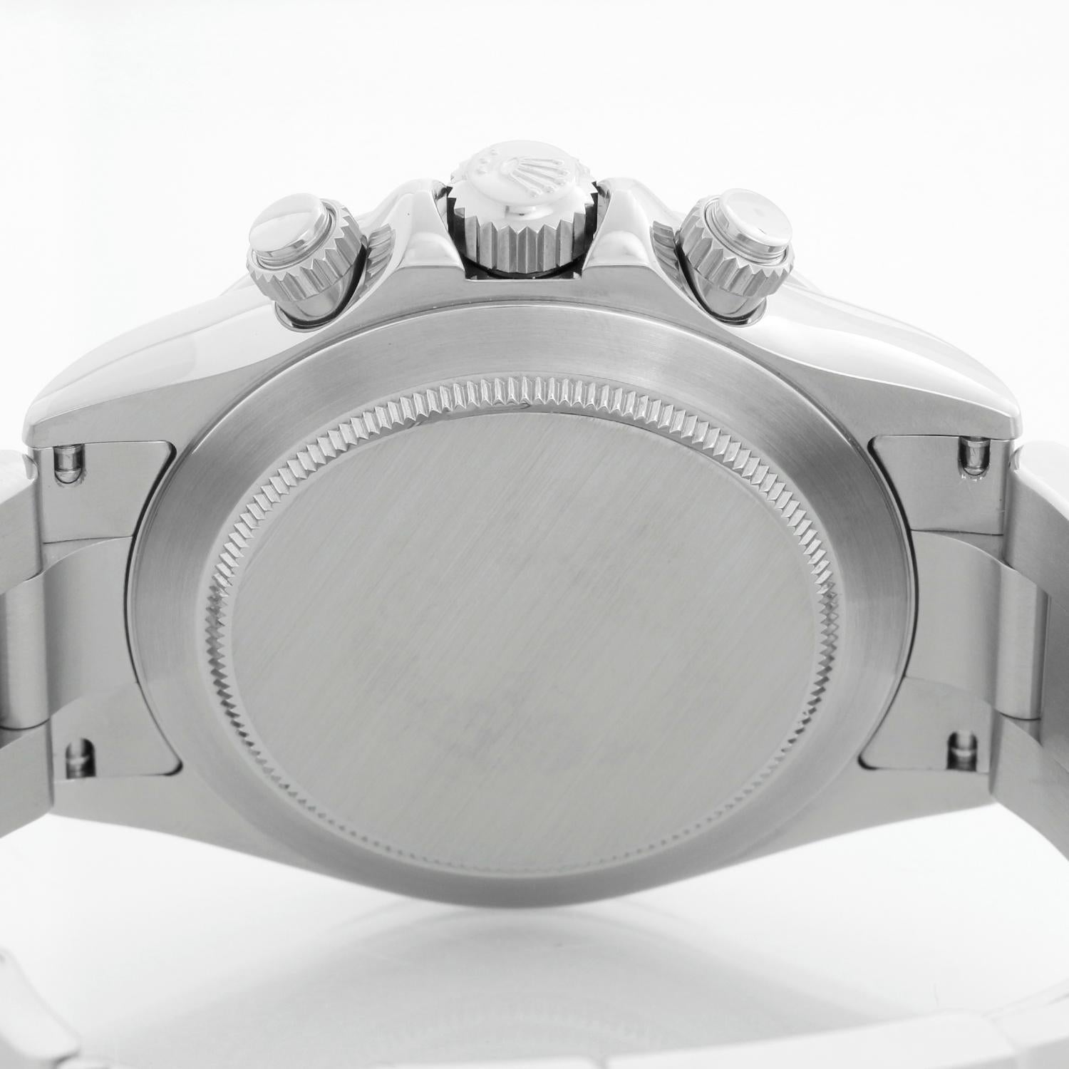 Montre Rolex Daytona Chronograph pour hommes en acier inoxydable 116520 en vente 1