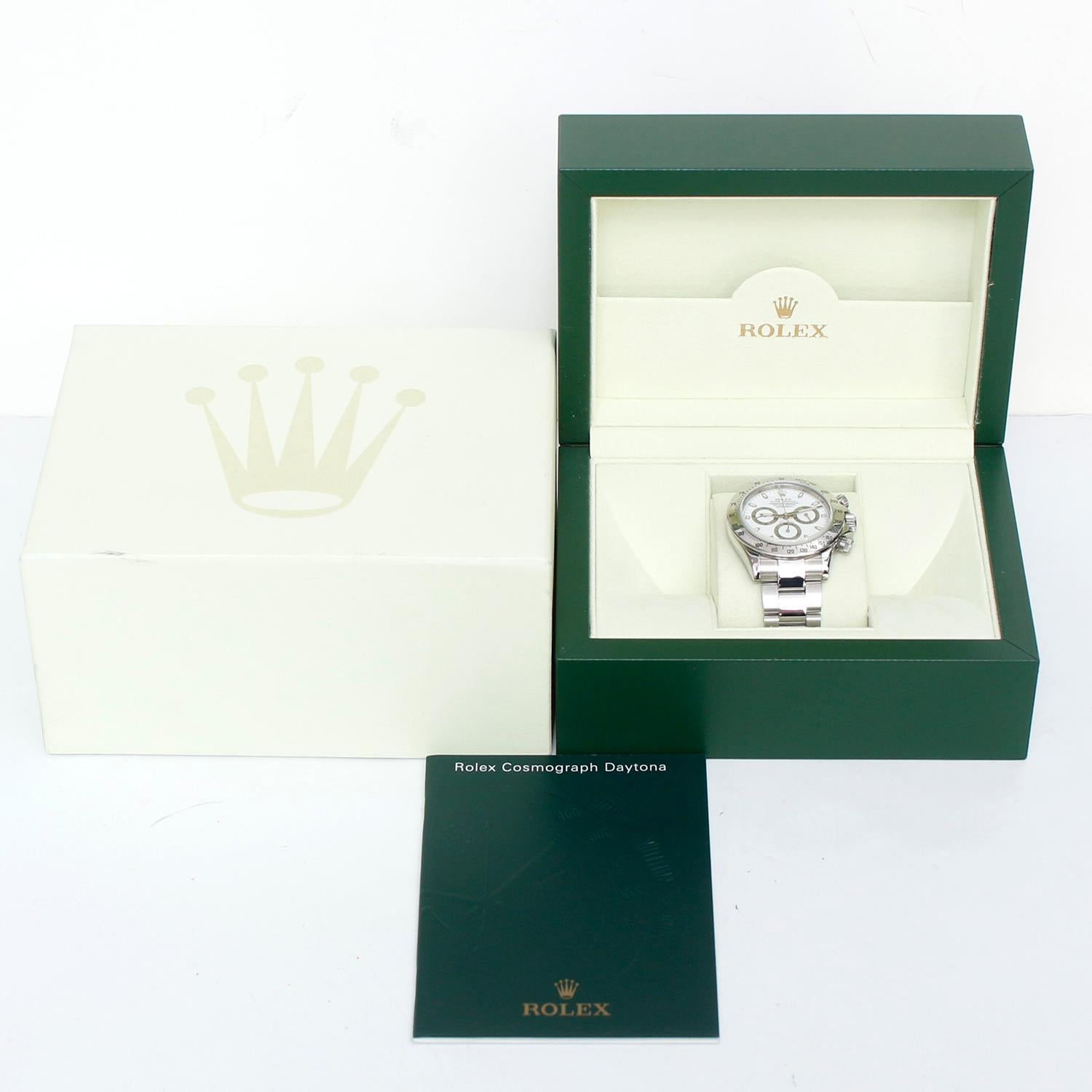 Rolex Daytona  Chronograph  Men's Stainless Steel Watch 116520 3