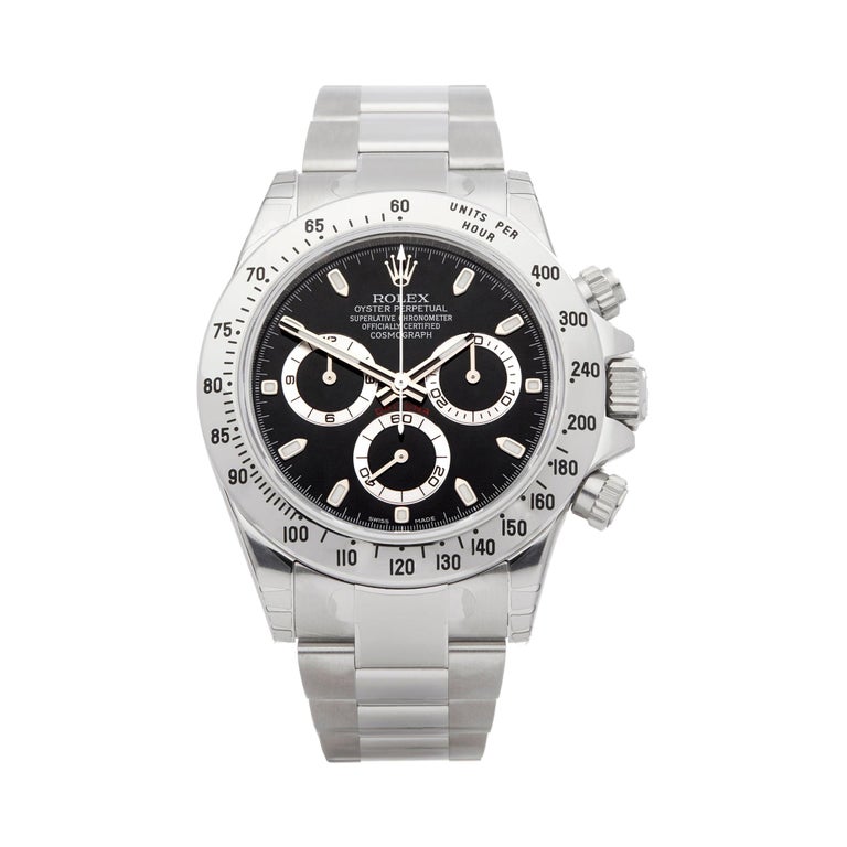 Rolex Daytona Chronograph NOS Stainless Steel 116520 For Sale at 1stdibs