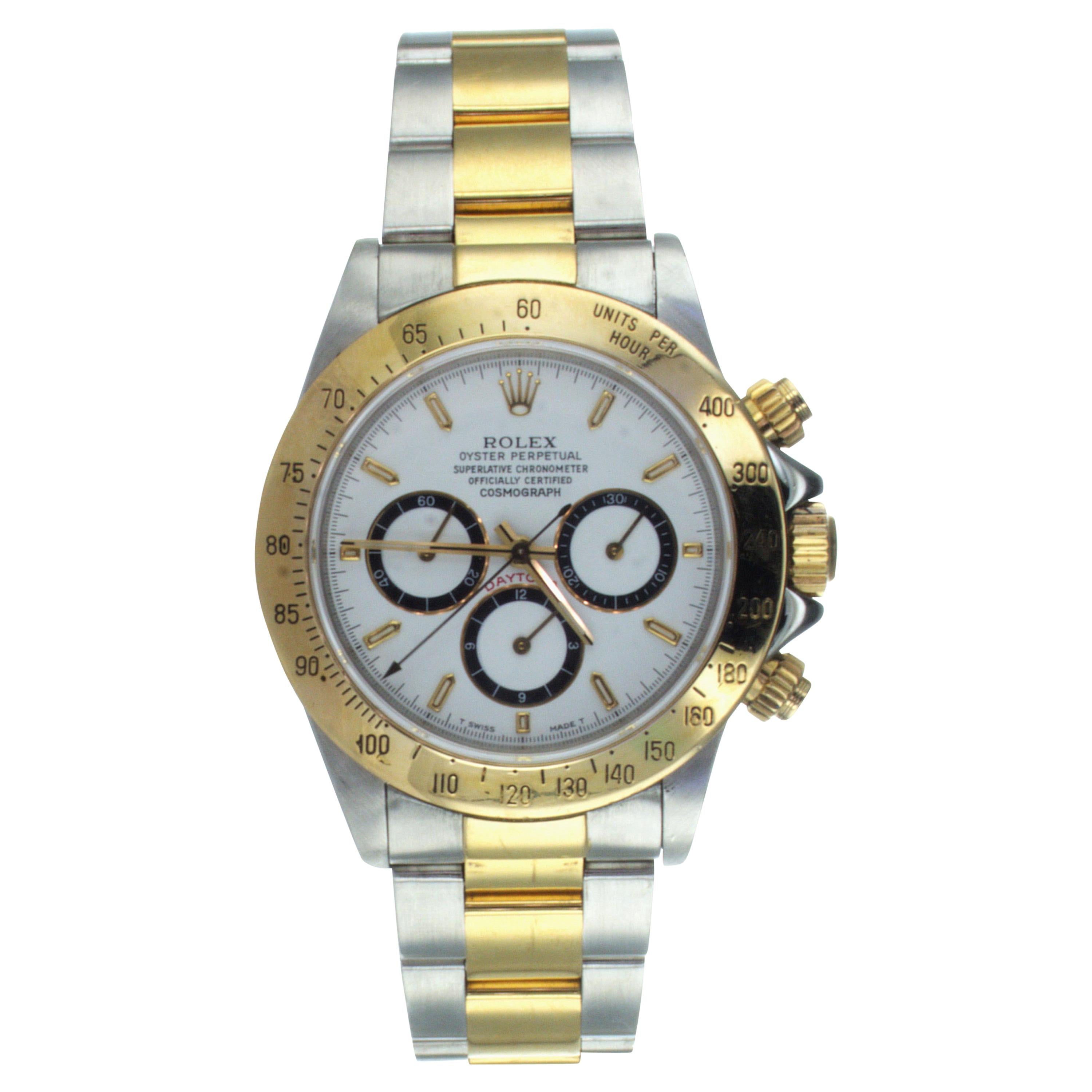 Rolex Daytona Chronograph Oystersteel and 18Kt Yellow Gold Wristwatch