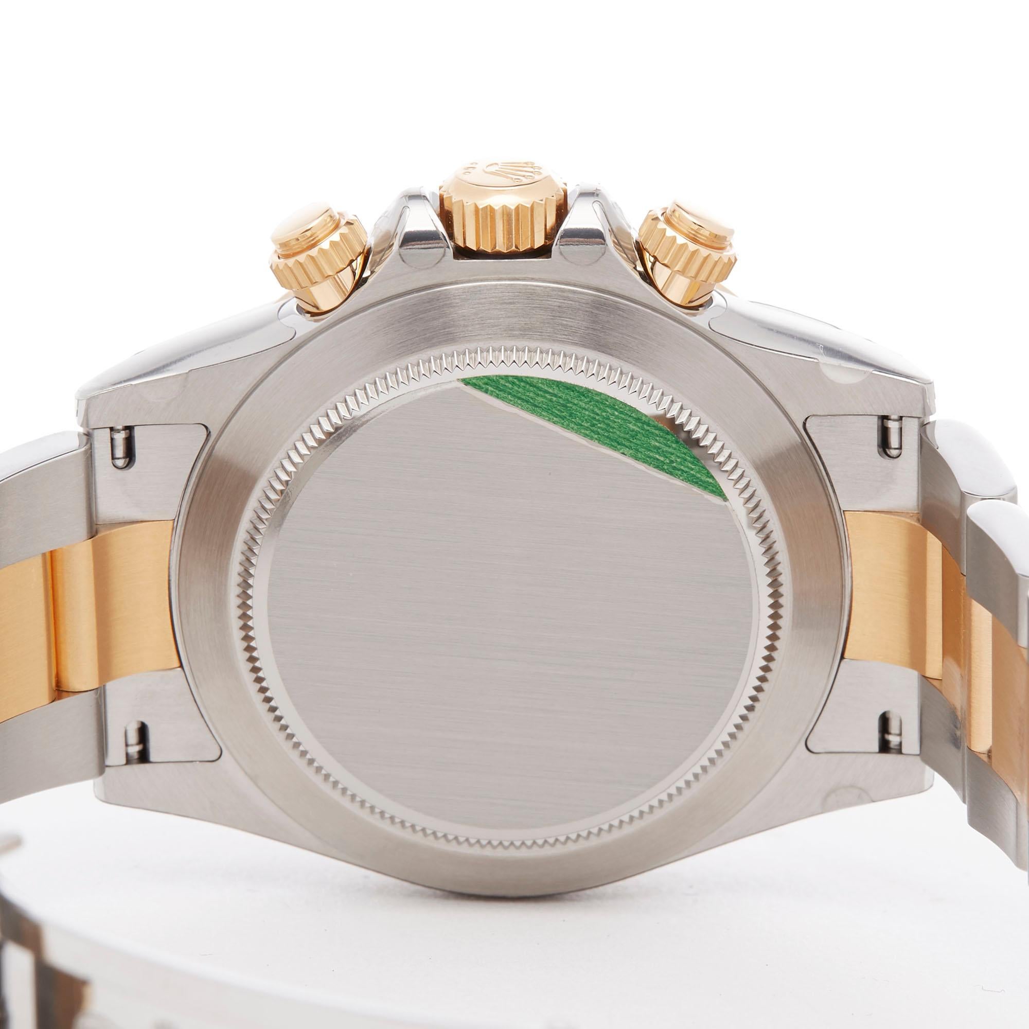 Rolex Daytona Chronograph Stainless Steel and Yellow Gold 116503 In Excellent Condition In Bishops Stortford, Hertfordshire