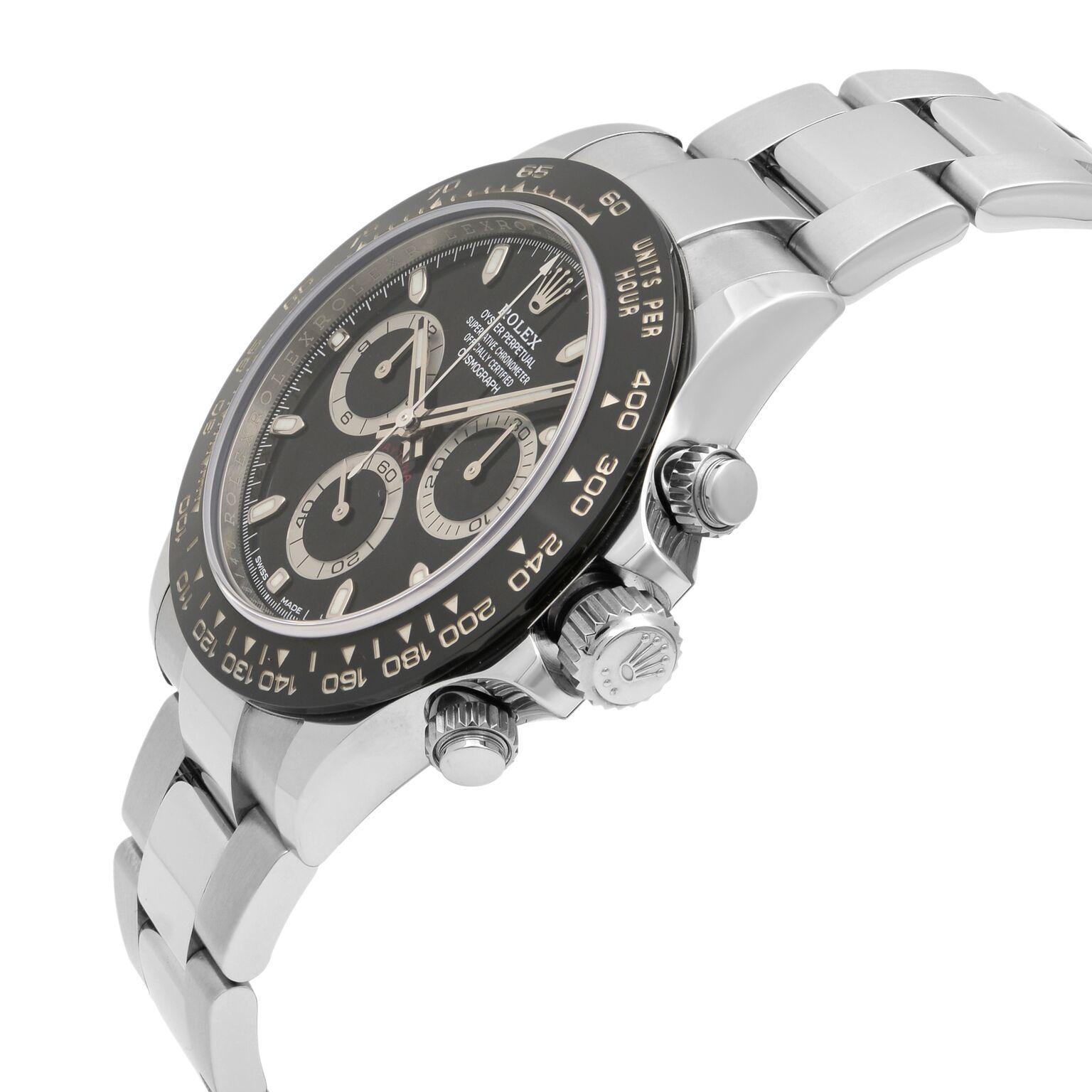 rolex daytona ceramica nero