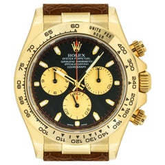Rolex 116518 - 8 For Sale on 1stDibs | rolex 116518 price, daytona 116518,  rolex daytona 18k yellow gold watch with leather band - 116518 - certified  authentic