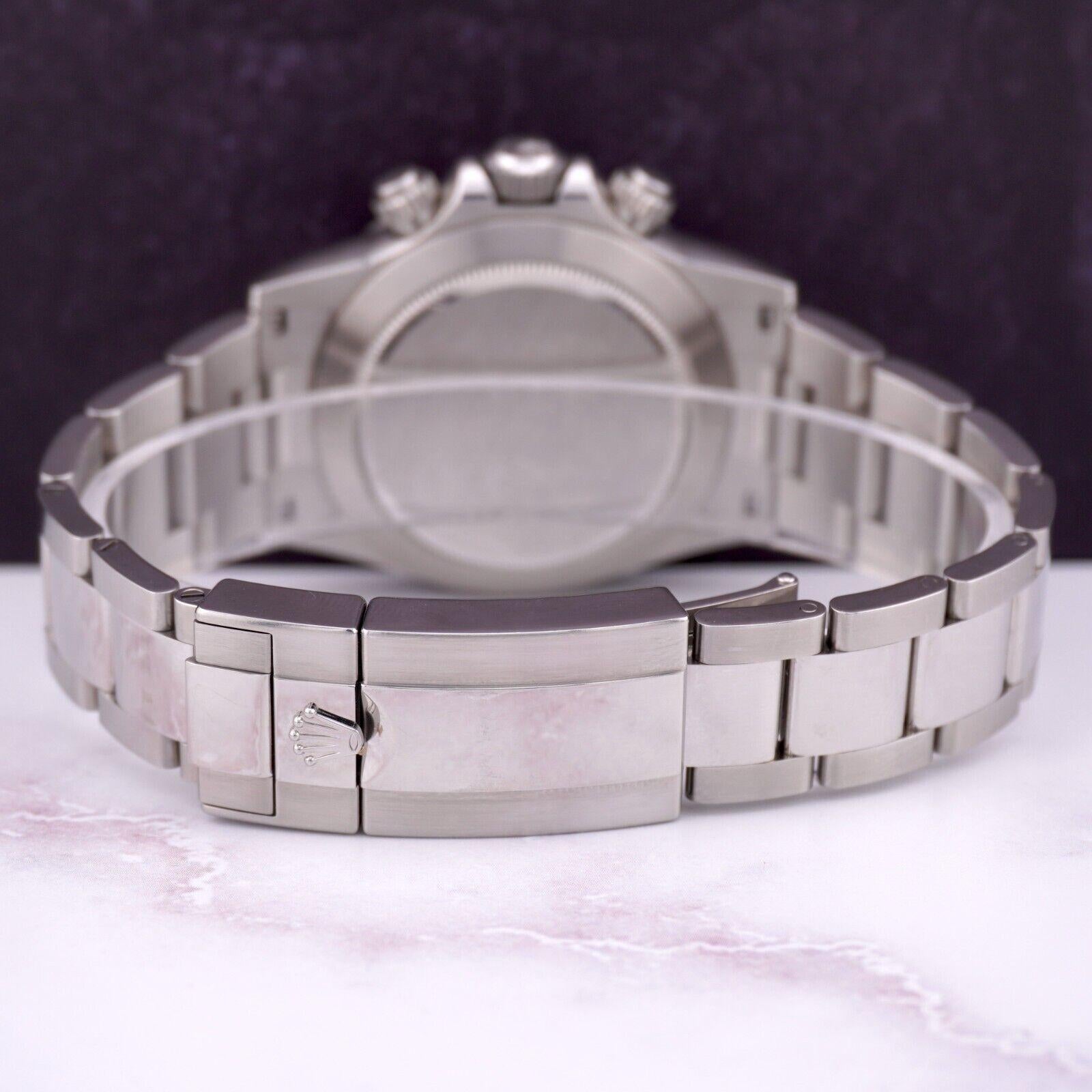 Women's or Men's Rolex Daytona Cosmograph 40mm Panda Men Oyster White Dial Chrono Watch 116500LN