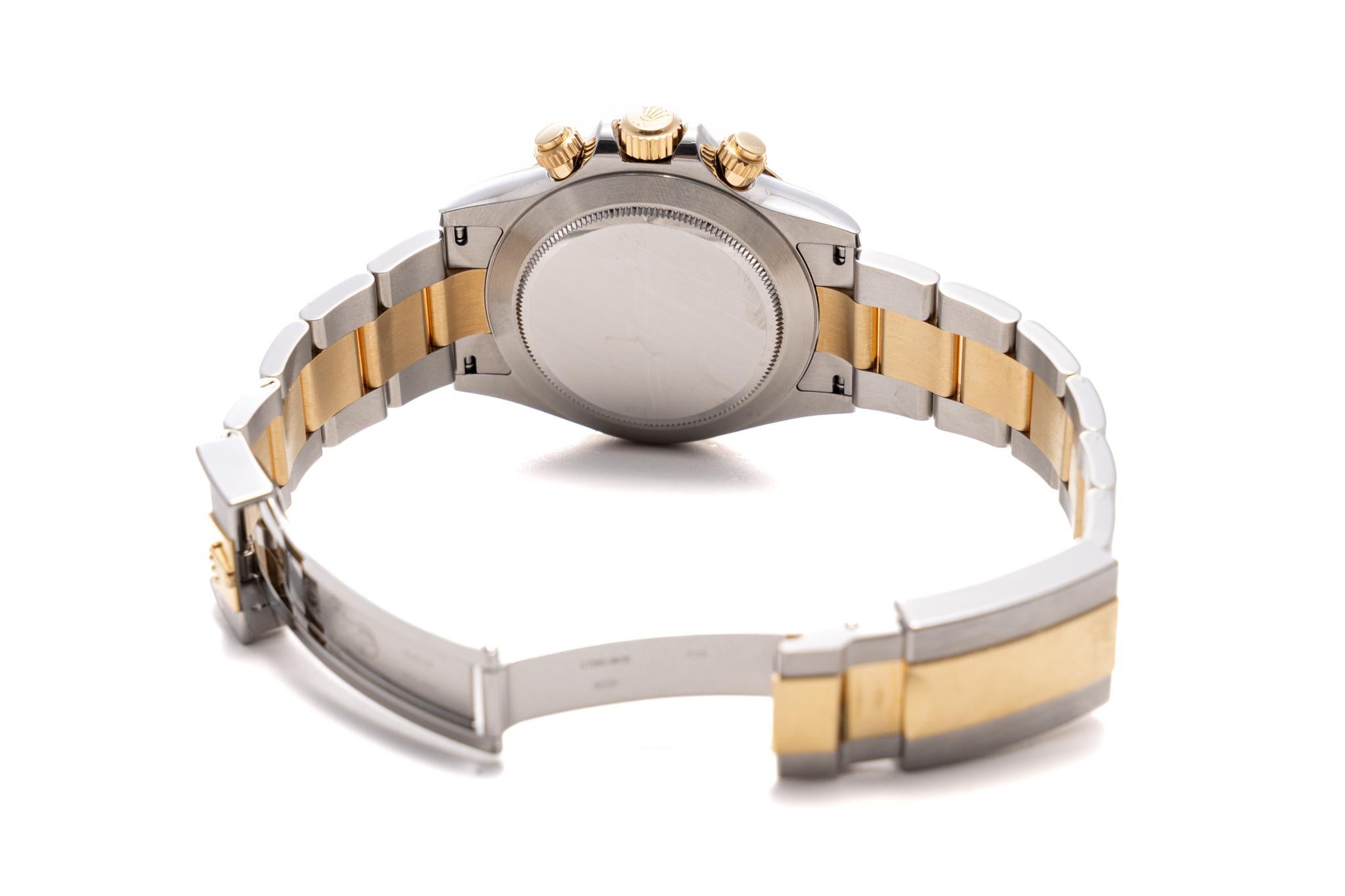Rolex Daytona Cosmograph 40mm Two Tone Champagne Diamond Dial Ref: 116503 2