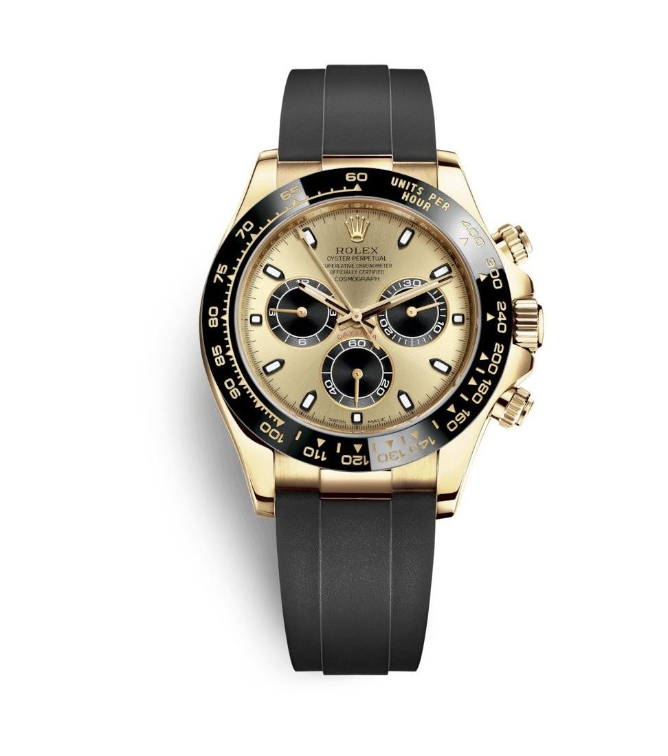 rolex daytona meteorite yellow gold 116518ln