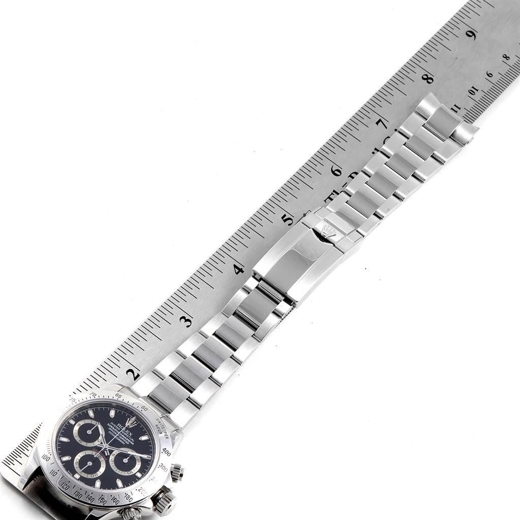 Rolex Daytona Cosmograph Black Dial Chronograph Steel Men’s Watch 116520 5