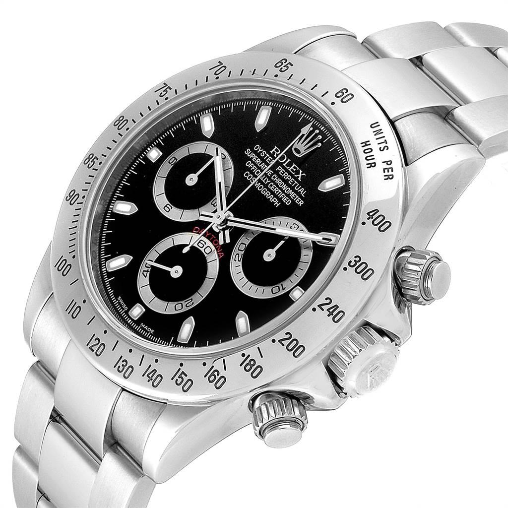Men's Rolex Daytona Cosmograph Black Dial Chronograph Steel Men’s Watch 116520 For Sale