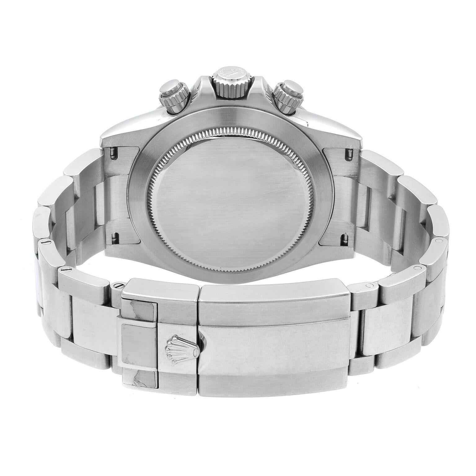 Rolex Daytona Cosmograph Black Dial Steel Automatic Men’s Watch 116520BKSO 2