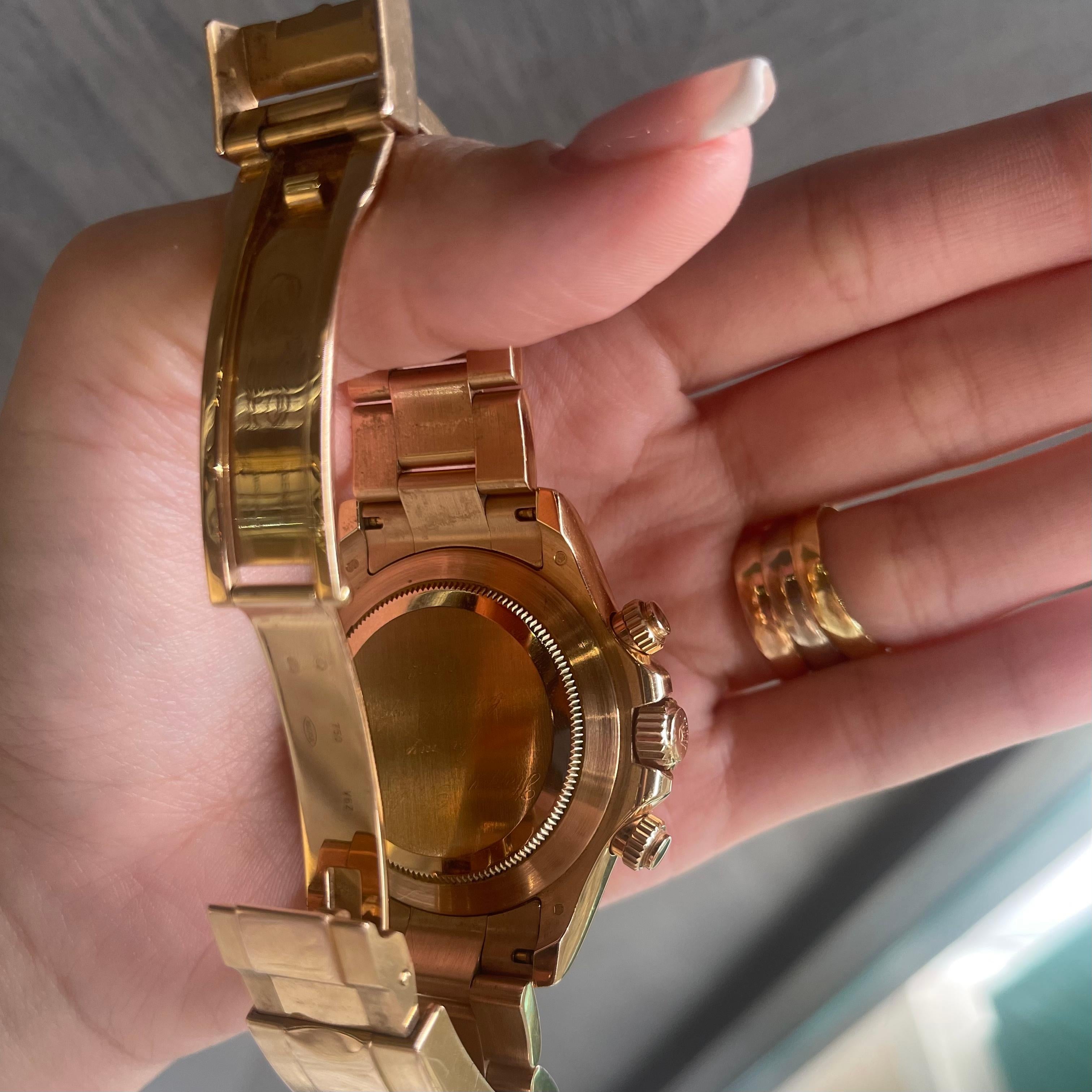 Rolex Daytona Cosmograph Everose Gold Watch, 116505 In Good Condition In Miami, FL