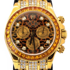 Rolex Daytona Cosmograph Leopard 36 Sapphires and 56 Diamonds