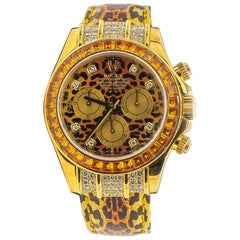 Rolex Daytona Cosmograph Leopard 36 Saphire und 56 Diamanten