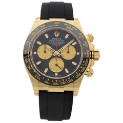 Montre pour homme Rolex Daytona Cosmograph Oysterflex en or 18k:: automatique 116518BKCSR