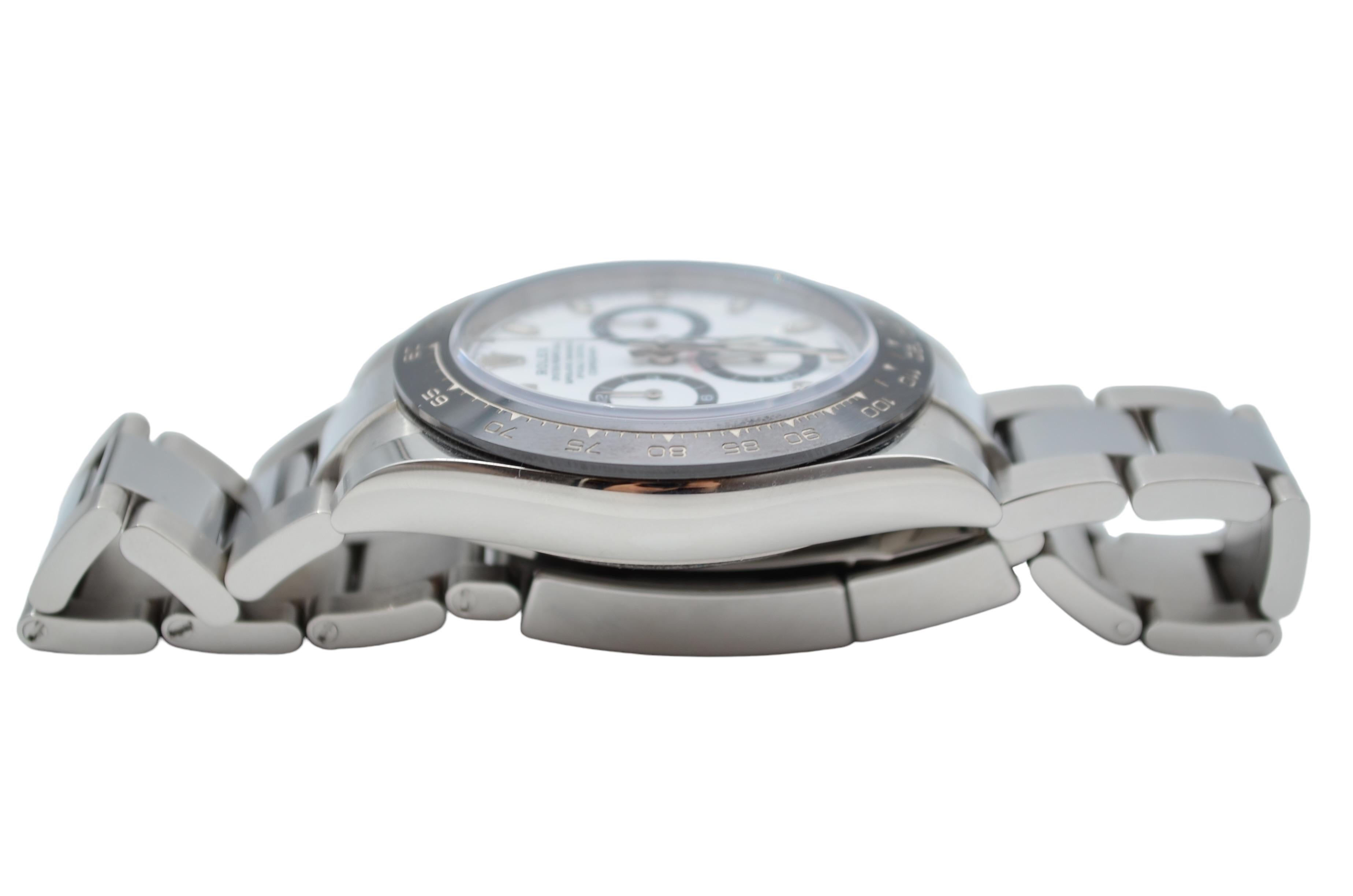 Rolex Daytona Cosmograph Panda 40mm Full Set 2020 Steel Ref: 116500LN 2