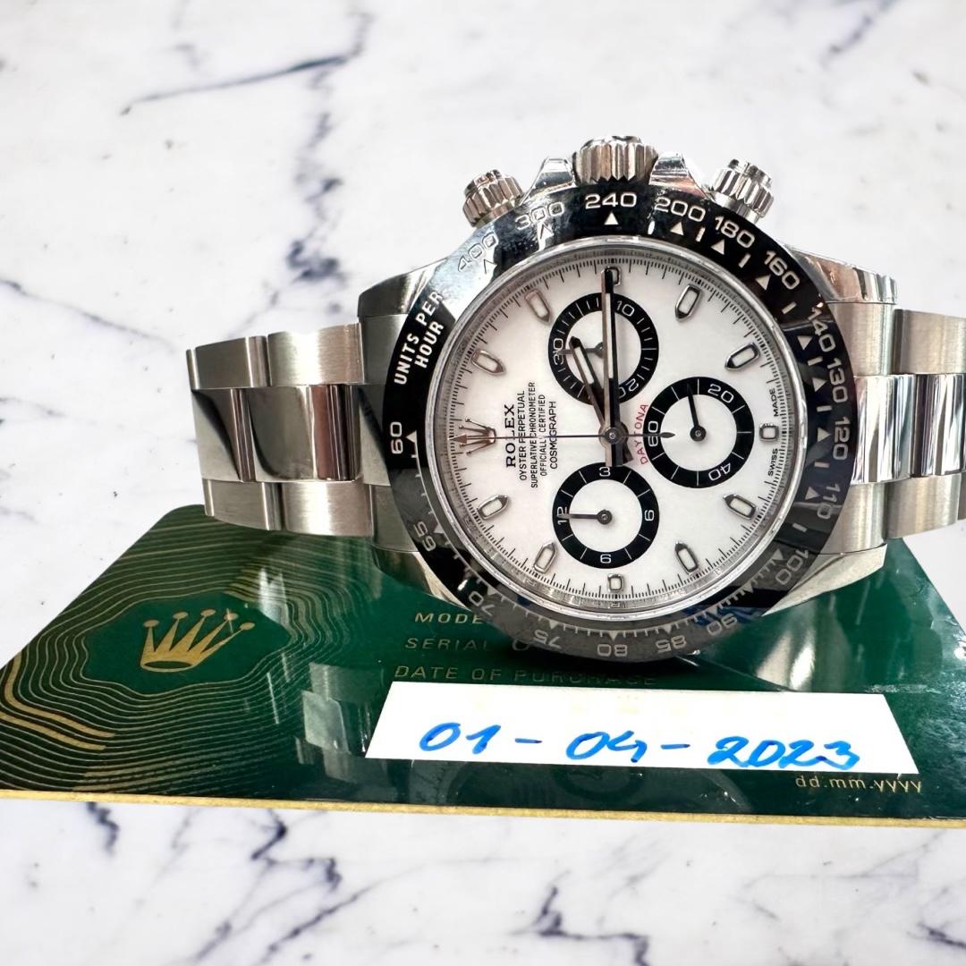 Rolex Daytona Cosmograph “Panda”in Stainless Steel and Ceramic REF 116500LN In Excellent Condition In Miami, FL