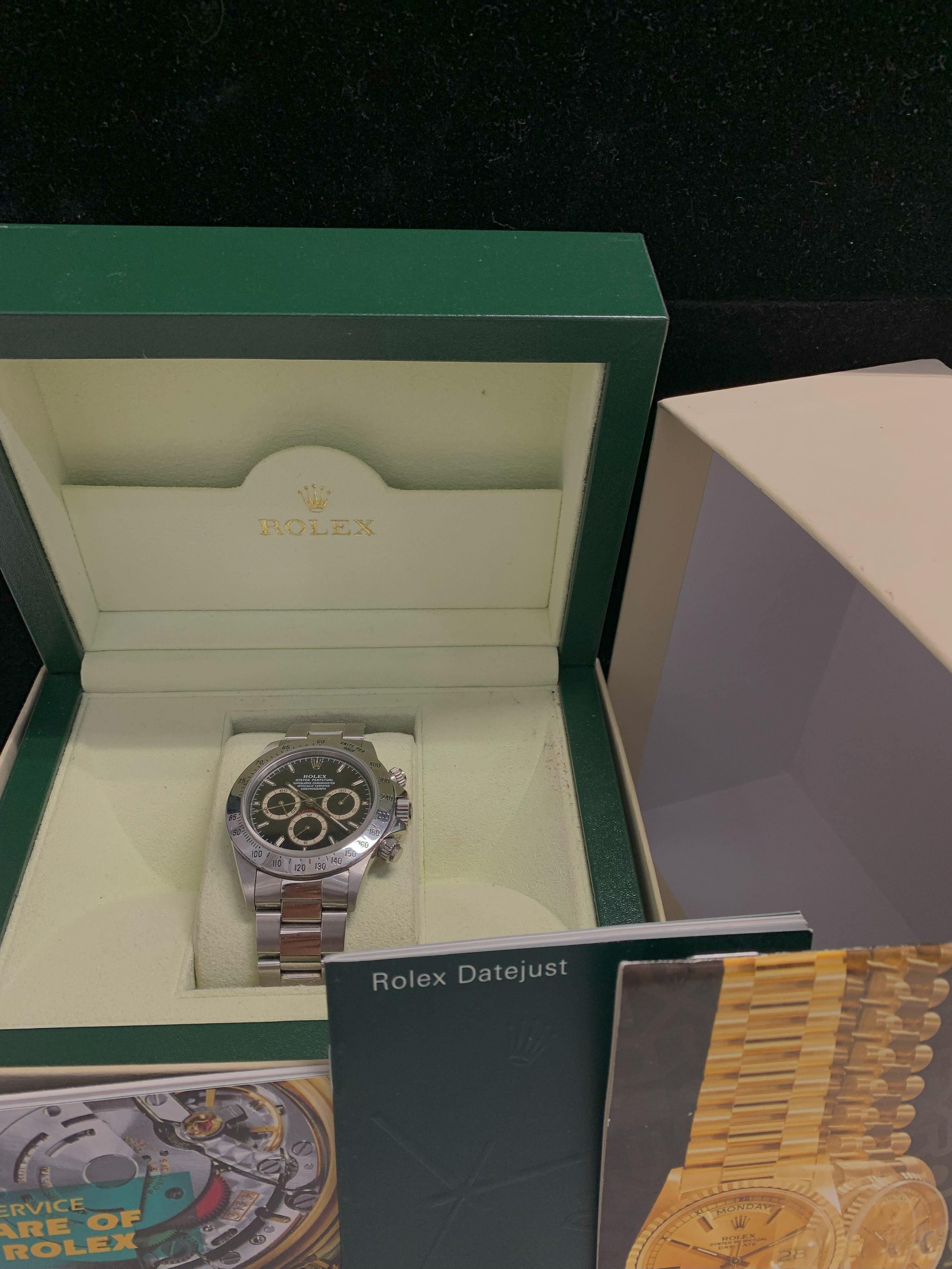 Rolex Daytona Cosmograph Watch with Patrizzi Dial & Zenith Movement For Sale 3