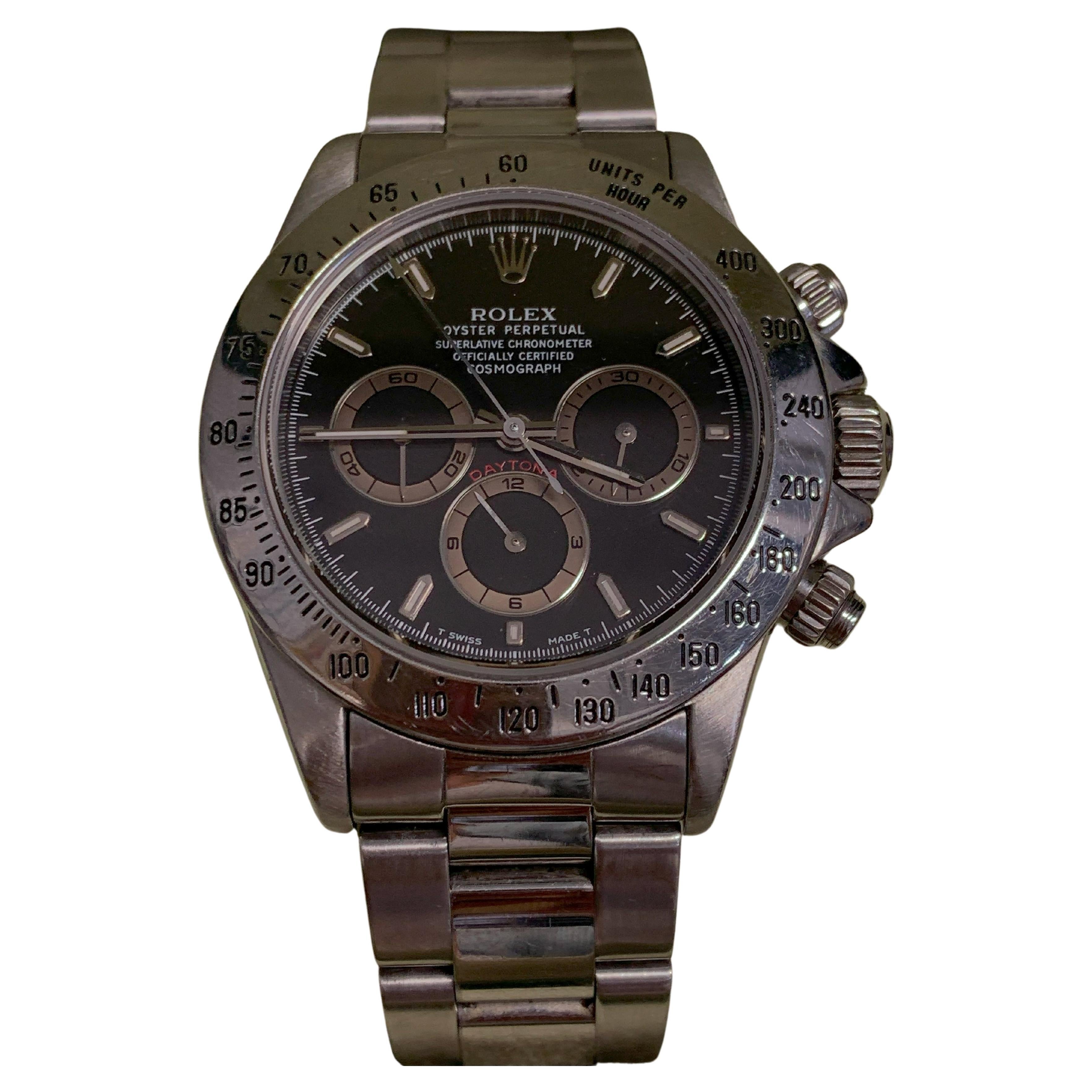 Rolex Daytona Cosmograph Watch with Patrizzi Dial & Zenith Movement For Sale