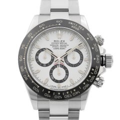 Rolex Daytona Cosmograph White Dial Steel Ceramic Automatic Men's Watch 116500LN
