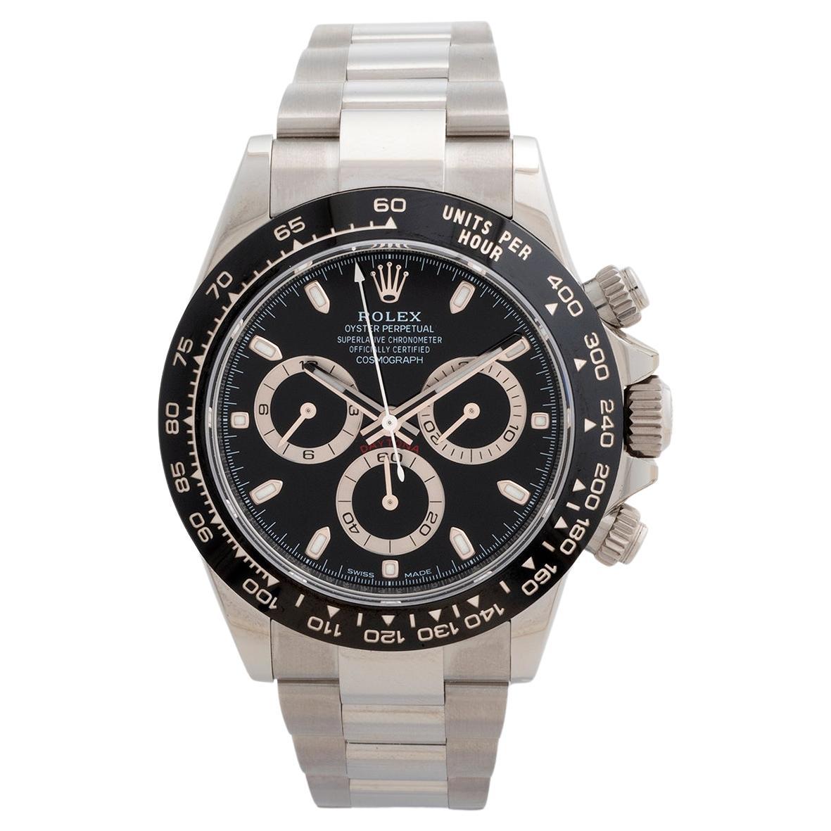 Rolex Daytona Cosmograph Wristwatch ref 116500LN . Ceramic Bezel, Full Set, 2022