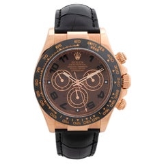 Used Rolex Daytona Everose, Wristwatch ref  116515LN, 18K Rose Gold Case, Yr 2015.