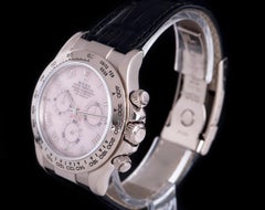 Rolex Daytona Gents White Gold Pink Mother-of-Pearl Dial 116519 Automatic Watch
